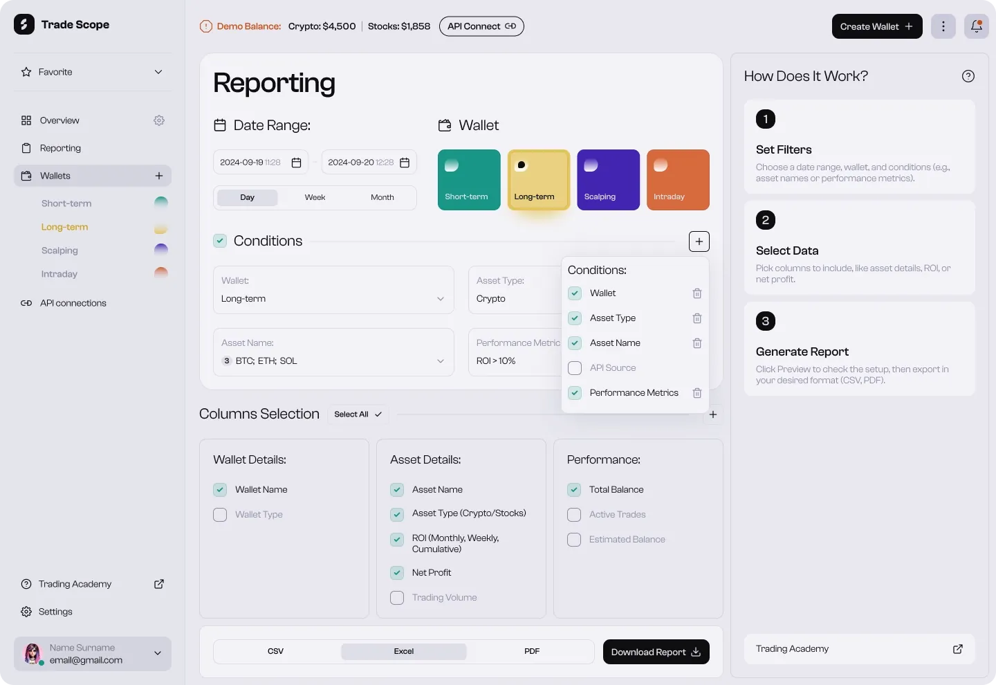 Reporting Tool